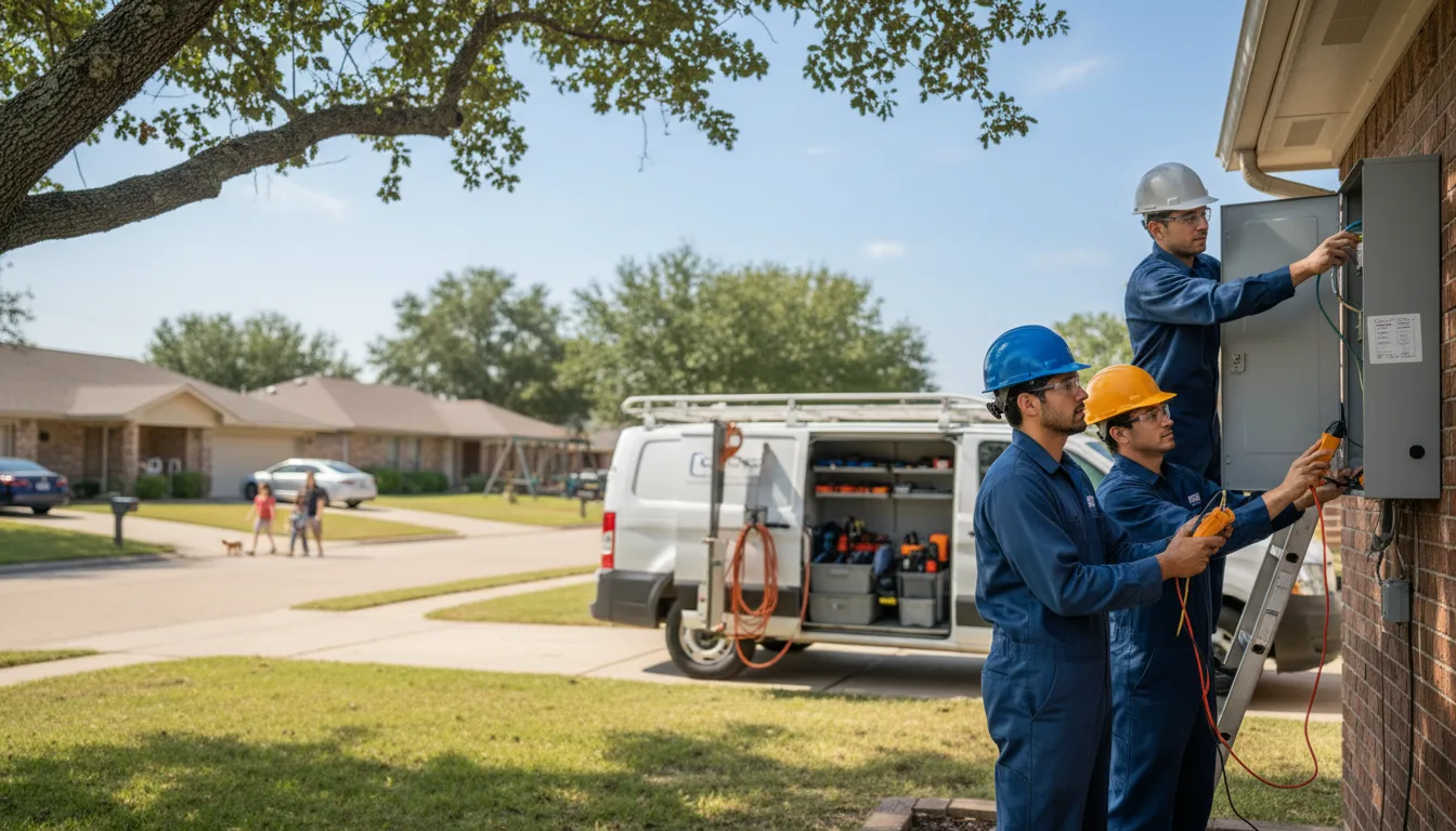 Certified electrician providing emergency electrical services in Lewiston Woodville, NC